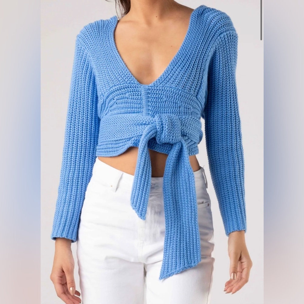 Dance & Marvel Crop Knit Top